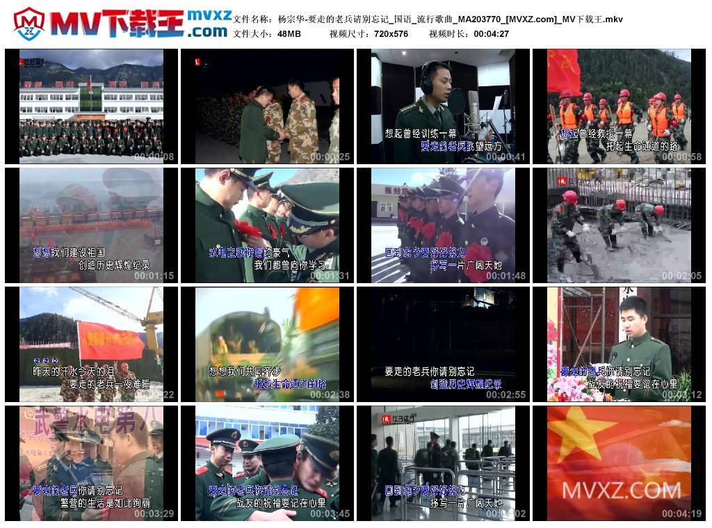 杨宗华-要走的老兵请别忘记_国语_流行歌曲_MA203770